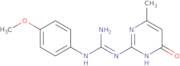 N-(4-Methoxyphenyl)-N'-(6-methyl-4-oxo-1,4-dihydropyrimidin-2-yl)guanidine