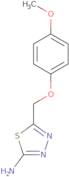 5-[(4-Methoxyphenoxy)methyl]-1,3,4-thiadiazol-2-amine