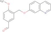 4-Methoxy-3-[(quinolin-7-yloxy)methyl]benzaldehyde