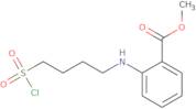 Methyl 2-{[4-(chlorosulfonyl)butyl]amino}benzoate