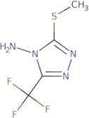 3-(Methylthio)-5-(trifluoromethyl)-4H-1,2,4-triazol-4-amine