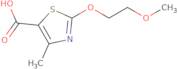 2-(2-Methoxyethoxy)-4-methyl-1,3-thiazole-5-carboxylic acid