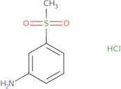 [3-(Methylsulfonyl)phenyl]amine hydrochloride