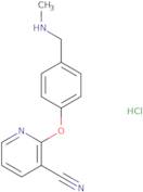 2-{4-[(Methylamino)methyl]phenoxy}nicotinonitrile hydrochloride