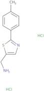 {[2-(4-Methylphenyl)-1,3-thiazol-5-yl]methyl}amine dihydrochloride