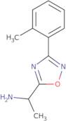 {1-[3-(2-Methylphenyl)-1,2,4-oxadiazol-5-yl]ethyl}amine