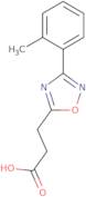 3-[3-(2-Methylphenyl)-1,2,4-oxadiazol-5-yl]propanoic acid