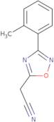 [3-(2-Methylphenyl)-1,2,4-oxadiazol-5-yl]acetonitrile