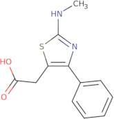 [2-(Methylamino)-4-phenyl-1,3-thiazol-5-yl]acetic acid