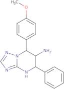 7-(4-Methoxyphenyl)-5-phenyl-4,5,6,7-tetrahydro[1,2,4]triazolo[1,5-a]pyrimidin-6-amine