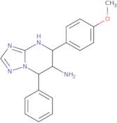 5-(4-Methoxyphenyl)-7-phenyl-4,5,6,7-tetrahydro[1,2,4]triazolo[1,5-a]pyrimidin-6-amine