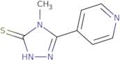 4-Methyl-5-pyridin-4-yl-4H-1,2,4-triazole-3-thiol