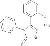 5-(2-Methoxyphenyl)-4-phenyl-4H-1,2,4-triazole-3-thiol