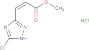 Methyl (2Z)-3-(5-chloro-1H-1,2,4-triazol-3-yl)acrylate hydrochloride