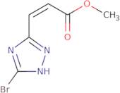 Methyl (2Z)-3-(3-bromo-1H-1,2,4-triazol-5-yl)acrylate