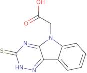 (3-Mercapto-5H-[1,2,4]triazino[5,6-b]indol-5-yl)acetic acid