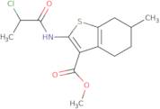 Methyl 2-[(2-chloropropanoyl)amino]-6-methyl-4,5,6,7-tetrahydro-1-benzothiophene-3-carboxylate