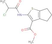 Methyl 2-[(2-chloropropanoyl)amino]-5,6-dihydro-4H-cyclopenta[b]thiophene-3-carboxylate