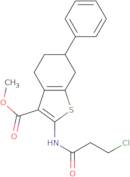 Methyl 2-[(3-chloropropanoyl)amino]-6-phenyl-4,5,6,7-tetrahydro-1-benzothiophene-3-carboxylate