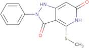 4-(Methylthio)-2-phenyl-1H-pyrazolo[4,3-c]pyridine-3,6(2H,5H)-dione