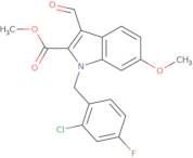 Methyl 1-(2-chloro-4-fluorobenzyl)-3-formyl-6-methoxy-1H-indole-2-carboxylate