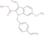 Methyl 3-formyl-6-methoxy-1-(4-vinylbenzyl)-1H-indole-2-carboxylate