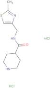 N-[(2-Methyl-1,3-thiazol-4-yl)methyl]piperidine-4-carboxamide dihydrochloride