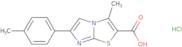 3-Methyl-6-(4-methylphenyl)imidazo[2,1-b][1,3]thiazole-2-carboxylic acid hydrochloride