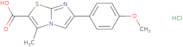 6-(4-Methoxyphenyl)-3-methylimidazo[2,1-b][1,3]thiazole-2-carboxylic acid hydrochloride