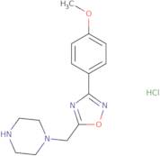 1-{[3-(4-Methoxyphenyl)-1,2,4-oxadiazol-5-yl]methyl}piperazine dihydrochloride