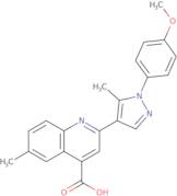 2-[1-(4-Methoxyphenyl)-5-methyl-1H-pyrazol-4-yl]-6-methylquinoline-4-carboxylic acid