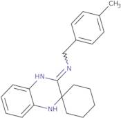 N-(4-Methylbenzyl)-1'H-spiro[cyclohexane-1,2'-quinoxalin]-3'-amine