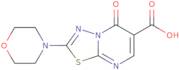 2-Morpholin-4-yl-5-oxo-5H-[1,3,4]thiadiazolo[3,2-a]pyrimidine-6-carboxylic acid