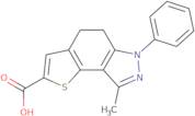 8-Methyl-6-phenyl-5,6-dihydro-4H-thieno[2,3-e]indazole-2-carboxylic acid