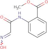 Methyl 2-{[(2E)-2-(hydroxyimino)acetyl]amino}benzoate