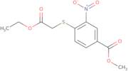 Methyl 4-[(2-ethoxy-2-oxoethyl)thio]-3-nitrobenzoate