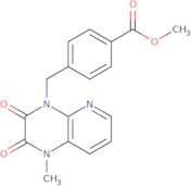 Methyl 4-[(1-methyl-2,3-dioxo-2,3-dihydropyrido[2,3-b]pyrazin-4(1H)-yl)methyl]benzoate