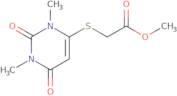 Methyl [(1,3-dimethyl-2,6-dioxo-1,2,3,6-tetrahydropyrimidin-4-yl)thio]acetate