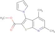 Methyl 4,6-dimethyl-3-(1H-pyrrol-1-yl)thieno[2,3-b]pyridine-2-carboxylate