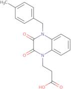 3-[4-(4-Methylbenzyl)-2,3-dioxo-3,4-dihydroquinoxalin-1(2H)-yl]propanoic acid