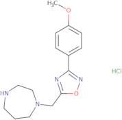 1-{[3-(4-Methoxyphenyl)-1,2,4-oxadiazol-5-yl]methyl}-1,4-diazepane hydrochloride