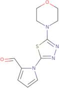 1-(5-Morpholin-4-yl-1,3,4-thiadiazol-2-yl)-1H-pyrrole-2-carbaldehyde