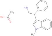 [2-(1-Methyl-1H-indol-3-yl)-2-phenylethyl]amine acetate