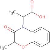 2-(2-Methyl-3-oxo-2,3-dihydro-4H-1,4-benzoxazin-4-yl)propanoic acid