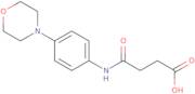 4-[(4-Morpholin-4-ylphenyl)amino]-4-oxobutanoic acid