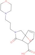 2-(3-Morpholin-4-ylpropyl)-1-oxo-1,2,3,6,7,7a-hexahydro-3a,6-epoxyisoindole-7-carboxylic acid