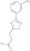 3-[3-(3-Methylphenyl)-1,2,4-oxadiazol-5-yl]propanoic acid