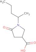 1-(1-Methylbutyl)-5-oxopyrrolidine-3-carboxylic acid