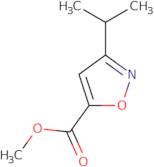 Methyl 3-isopropylisoxazole-5-carboxylate