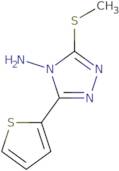 3-(Methylthio)-5-(2-thienyl)-4H-1,2,4-triazol-4-amine